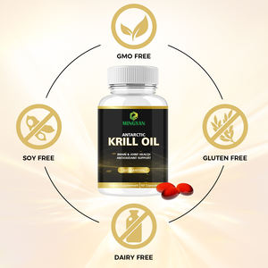 Olio di Krill OEM/ODM 1250mg con EPA/DHA e Astaxantina - Integratore per Cuore, Cervello, Articolazioni e Occhi in Capsule Molli - Product Image 3