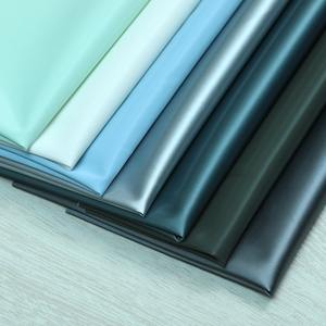 コットン服外装生地230T高弾性<span class=keywords><strong>75d</strong></span>ポリエステルタフタPUプリントコーティングポンジー生地 - Product Image 1