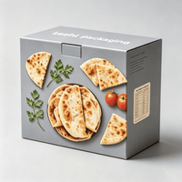 Cajas Personalizadas para Panqueques Congelados, Empaque de Cartón Impreso para Productos Alimenticios