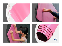 Tapete de Yoga de NBR de Alta Elasticidad, Sin Deformación Después de Uso Repetido, Color Personalizado, Bajo MOQ, para Yoga Diario
