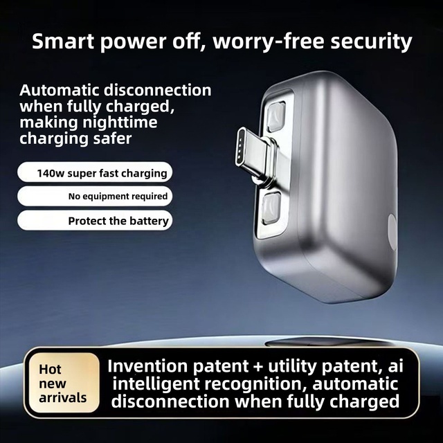 Intelligent Automatic Power-Off Charger USB Charger, Full Charge Auto-Disconnection for Battery Health for Mobile Phones.