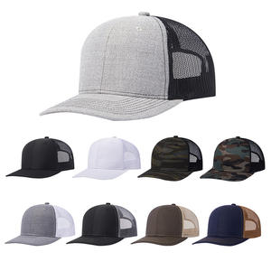 Cappellino Trucker a Rete in Saldo, Modello 112 Richardson, con Ricamo Personalizzato, 6 Pannelli in Cotone Grezzo, Cappellino da Uomo Snapshot - Product Image 1
