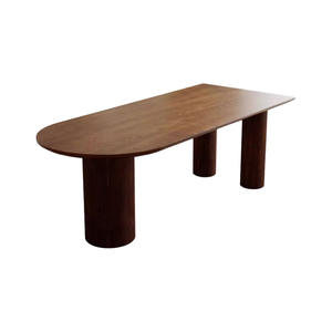 Table à manger en bois massif moderne et simple avec chaise pour restaurant à utiliser pour les petits appartements - Product Image 6