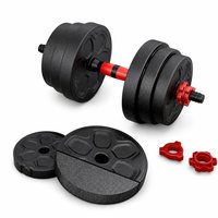 Haltères en fonte métallique noire personnalisés en usine, pratiques, 5, 10, 15, 20, 25, 30 kg, ensembles d'haltères réglables pour la maison et la remise en forme