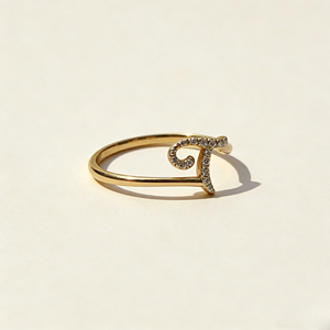 CUSTOM SILVER 10K/14K <b>GOLD</b> PLATED SOLID <b>GOLD</b> LAB GROWN DIAMOND ZICON ENGAGEMENT CLUSTER <b>RING</b> UNISEX CUTE ANNIVERSARY ALPHABET - Product Image 3