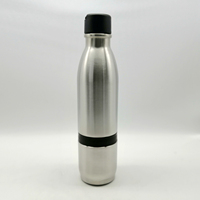 Bouteille isotherme à double compartiment en acier inoxydable pour boissons