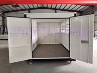 Kiosque pliable pod pieds acier assembler mobile BOUTIQUE mobile portable conteneur stockage self stockage unités de stockage portables