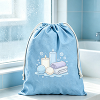 Pochette en toile écologique personnalisable avec logo, sac réutilisable en gros pour boutiques, salons de beauté, bijouteries, emballage cadeau