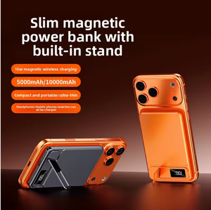 Batterie externe magnétique à logo personnalisé, charge rapide, 10000 mAh, <span class=keywords><strong>chargeur</strong></span> de téléphone PD <span class=keywords><strong>20</strong></span> <span class=keywords><strong>W</strong></span>, ultra-mince, batterie portable sans fil - Product Image 3