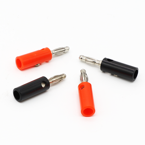 Phích cắm chuối Nam mạ niken 4mm với Đầu chữ thập hàn nhỏ mở vít Loại loa âm thanh Dây cáp kết nối phích cắm chuối - Product Image 6