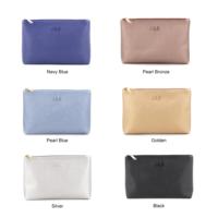 Sacs de maquillage en cuir PU effiano, Logo personnalisé, sacs de voyage avec pochette de rangement à fermeture éclair pour brosse, nouvelle collection