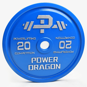 Disques de musculation en acier calibrés à poids fractionnel, plaques de compétition en fonte pour la musculation - Product Image 1