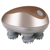 Appareil de massage capillaire transfrontalier Mini Octopus rechargeable multifonction à pétrissage et vibration, masseur du cuir chevelu Modèle GX-608 Chine