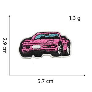Nuova rosa ragazza cartone animato PVC toppa foro ricamato toppa paillettes in feltro computerizzato ricamo etichetta per accessori <span class=keywords><strong>di</strong></span> abbigliamento - Product Image 3