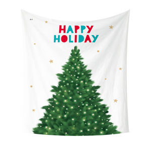 Novo Pano de Fundo de Natal 2022 Estilo Coreano com Padrão Geométrico Abstrato Lavável à Máquina para Decoração de Casa e Parede - Product Image 4