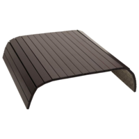 Plateau de canapé pliable en bambou en bois porte-gobelet de canapé plateau de bras de canapé Table Flexible pour boisson collations plateau de bras pour accoudoir de canapé