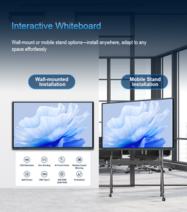 Pantalla Plana Interactiva 4K con Android 16, Sistema Dual y Función de Transmisión Multiusuario para Enseñanza Escolar y Salas de Conferencias - Product Image 5