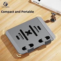 Support portable pour tablette en acier au carbone, hauteur réglable, dissipation thermique, support universel pour bureau, compatible iPad