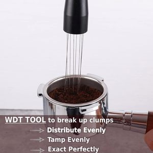 Recién llegado, soporte para manipulación de café, Espresso, máquina de café de madera maciza, accesorios, estación de apisonamiento, alta calidad - Product Image 2