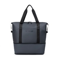 Sac de Sport Tendance 2025 Grande Capacité Léger en Oxford, Sac de Voyage Extensible Style Coréen pour Unisexe
