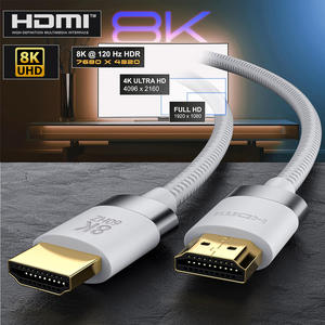 Câble <span class=keywords><strong>HDMI</strong></span> 8K 4K ultra haute vitesse 1m 2m 1,5m 3m 5m, câble <span class=keywords><strong>HDMI</strong></span> 8K 60Hz/120Hz 4K <span class=keywords><strong>240Hz</strong></span> 48 Gbps, câble <span class=keywords><strong>HDMI</strong></span> 8K tressé en nylon - Product Image 6