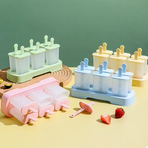 Haogle bán buôn New Popsicle Kem khuôn tự chế hộp nước đá khay khuôn Popsicle Kem khuôn - Product Image 1