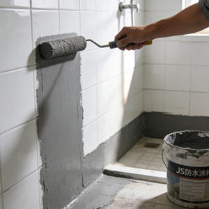 Revêtement imperméable en ciment polymère à prix <span class=keywords><strong>d</strong></span>'usine, revêtement imperméable bicomposant JS pour murs extérieurs, toits, salles de bain, sous-sols - Product Image 1