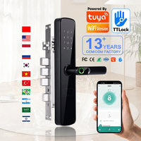 Serrure Intelligente Électronique Tuya Wifi à Prix d'Usine avec Poignée, Mot de Passe RFID, Empreinte Digitale, TTlock, Étanche