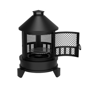 Outdoor Fire Pit Wood Burning Multifunctional Windproof Rustproof Garden Fireplace Patio Heating Barbecue Stove KY5995FP - Product Image 2