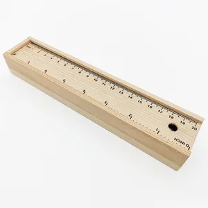 Stationäre und Schul bedarf einfachen Stil Bleistift benutzer definierte Naturholz Graphit Bleistift in Holz Fall Skizze Bleistift-Set