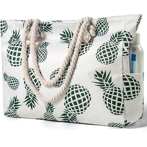 Bolsa de Yute/Lona Personalizada con Iniciales, Ideal para Regalos de Boda, Cumpleaños, Playa o Vacaciones, Es un Gran Regalo para Mamá - Product Image 3