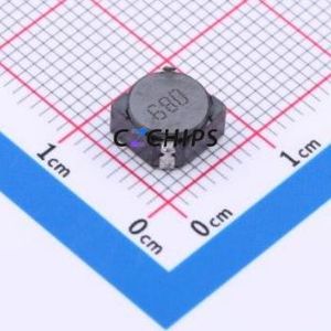 Inducteur de puissance XRRH6D38-680M SMD, 6,7x6,7 mm (Inductance : 68 µH) (Précision : 20 % Courant nominal : 750 mA) - Product Image 1