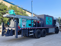 Machine de forage de puits d'eau montée sur camion série PWT, profondeur 300-600m, vente chaude