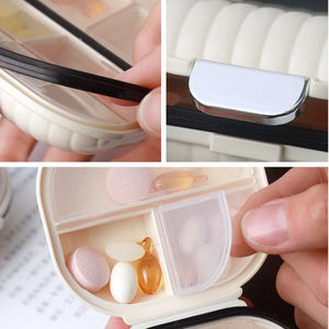 Wholesale 7-Days Pills Medicine Storage Box Weekly <b>Tablet</b> <b>Holder</b> Organizer Container Case Pill Splitters - Product Image 2