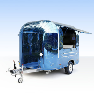 Tùy chỉnh Sapphire màu xanh gương xe tải thực phẩm-thép không gỉ towable, EU tiêu chuẩn nhà máy trực tiếp cho đa thực phẩm sử dụng - Product Image 4