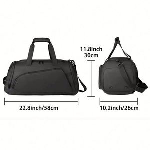 Bolsa Deportiva de Gimnasio Personalizada de 45L, Bolsa de Viaje Grande para Hombres y Mujeres, Bolsa de Fin de Semana con Compartimento para Zapatos - Product Image 2