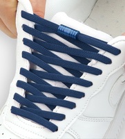Lacets de chaussures sans nœuds à verrouillage rapide, lacets élastiques sans attaches pour baskets, lacets plats élargis pour enfants et adultes