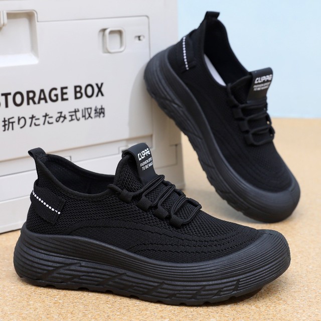 Bestselling Spring New Womens Shoes Cloud-Soft Best-Selling -Style Sneakers Thick Sole Breathable Cushioned Mesh Upper Non-Slip