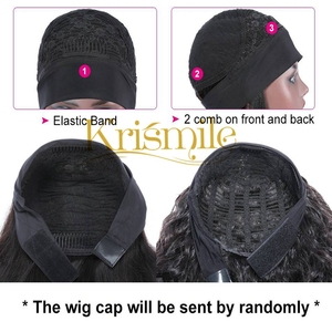 <span class=keywords><strong>Drag</strong></span> <span class=keywords><strong>Queen</strong></span>-<span class=keywords><strong>Peluca</strong></span> <span class=keywords><strong>de</strong></span> cabello rizado para mujer, cabello largo para fiestas, viajes, vacaciones, sin pegamento, color marrón, 2 bandas gratis - Product Image 6