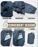 Veste bomber streetwear pour homme à capuche, imperméable et coupe-vent, certifiée GOTS GRS, en tissu éco-recyclable, personnalisable ODM