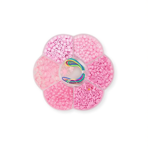 Set di Perline ILAN 10x10cm a Forma di Fiore Rosa, Kit per Creazione di Gioielli - Product Image 2