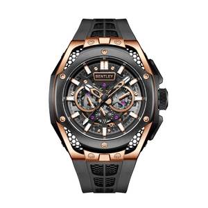 Premium BX3613 automatic <b>mechanical</b> <b>watch</b> showcasing scratch-resistant mineral crystal ideal for daily wear - Product Image 6