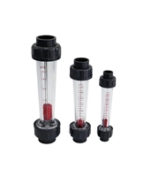 Rotámetro DN15-DN40 de tubo largo, 5-1000L/H a 0.6-6m³/H, medidor de flujo de área variable para medición industrial de líquidos y gases