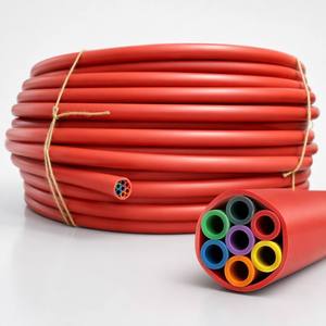 Paquete de Microductos de HDPE de 7 Vías con Núcleo de Silicona SN4 para Fibra Óptica FTTH, Tubería para Telecomunicaciones Subterráneas de Entierro Directo - Product Image 1