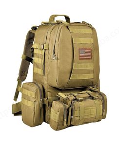 CVLIFE Tactical <b>Backpack</b> Rucksack <b>60L</b> Large Pack Outdoor Hiking Camping Tactical <b>Backpack</b> Waterproof Durable - Product Image 1