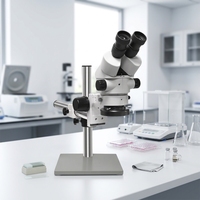 Binocular Pose Diamond Setting Auxiliary Microscope Jewelry Engraving Magnifying Stereomicroscope Jewelry Making Equipment