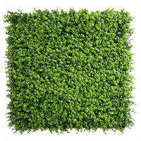 Mur artificiel réaliste plante suspendue mur d'herbe verte fleur toile de fond mur vert pour jardin intérieur extérieur