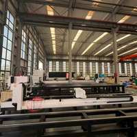 Mesin Pemotong Pipa Laser Serat Sederhana untuk Proses Pemrosesan Tabung Logam 120mm 160mm 245mm Chuck Opsional