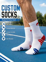 Calcetines deportivos sin costuras, antideslizantes, de punto, con puño elástico, parte inferior de rizo, de secado rápido, transpirables y antibacterianos.