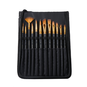 Ensemble de <span class=keywords><strong>pinceaux</strong></span> à aquarelle Giorgione Professional de 17 pièces de haute qualité avec manche en bois, poils en nylon <span class=keywords><strong>et</strong></span> couteau à palette en éponge - Product Image 2